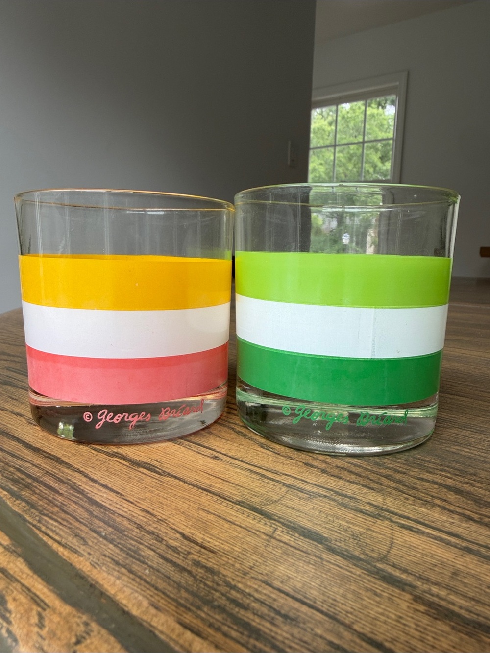 Vintage Georges Briard Glasses - A Pair